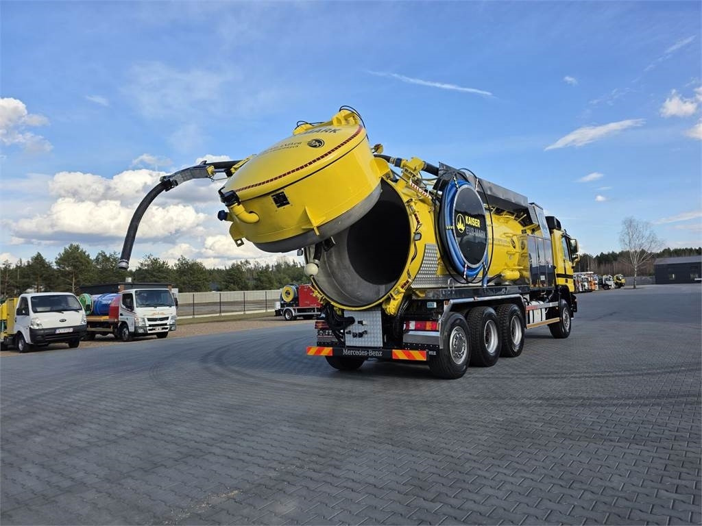 Caminhão limpa fossa Mercedes-Benz WUKO KAISER EUR-MARK PKL 10.10 FOR CLEANING SEWAGE: foto 13