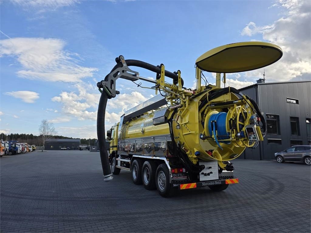 Caminhão limpa fossa Mercedes-Benz WUKO KAISER EUR-MARK PKL 10.10 FOR CLEANING SEWAGE: foto 9