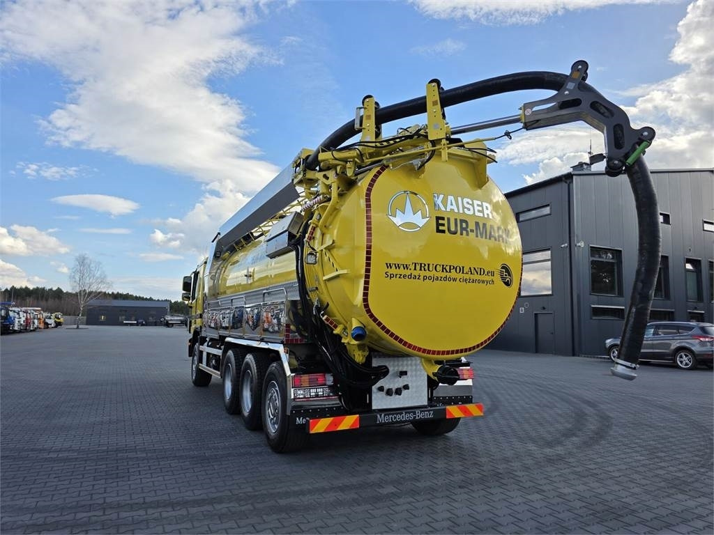 Caminhão limpa fossa Mercedes-Benz WUKO KAISER EUR-MARK PKL 10.10 FOR CLEANING SEWAGE: foto 5