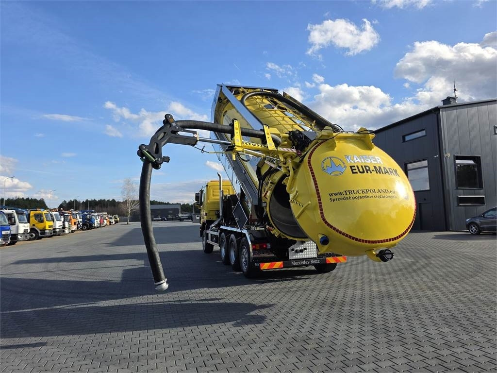 Caminhão limpa fossa Mercedes-Benz WUKO KAISER EUR-MARK PKL 10.10 FOR CLEANING SEWAGE: foto 16