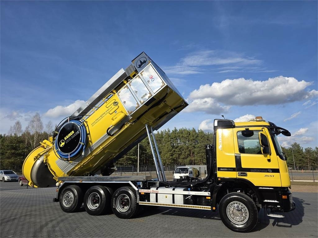 Caminhão limpa fossa Mercedes-Benz WUKO KAISER EUR-MARK PKL 10.10 FOR CLEANING SEWAGE: foto 18