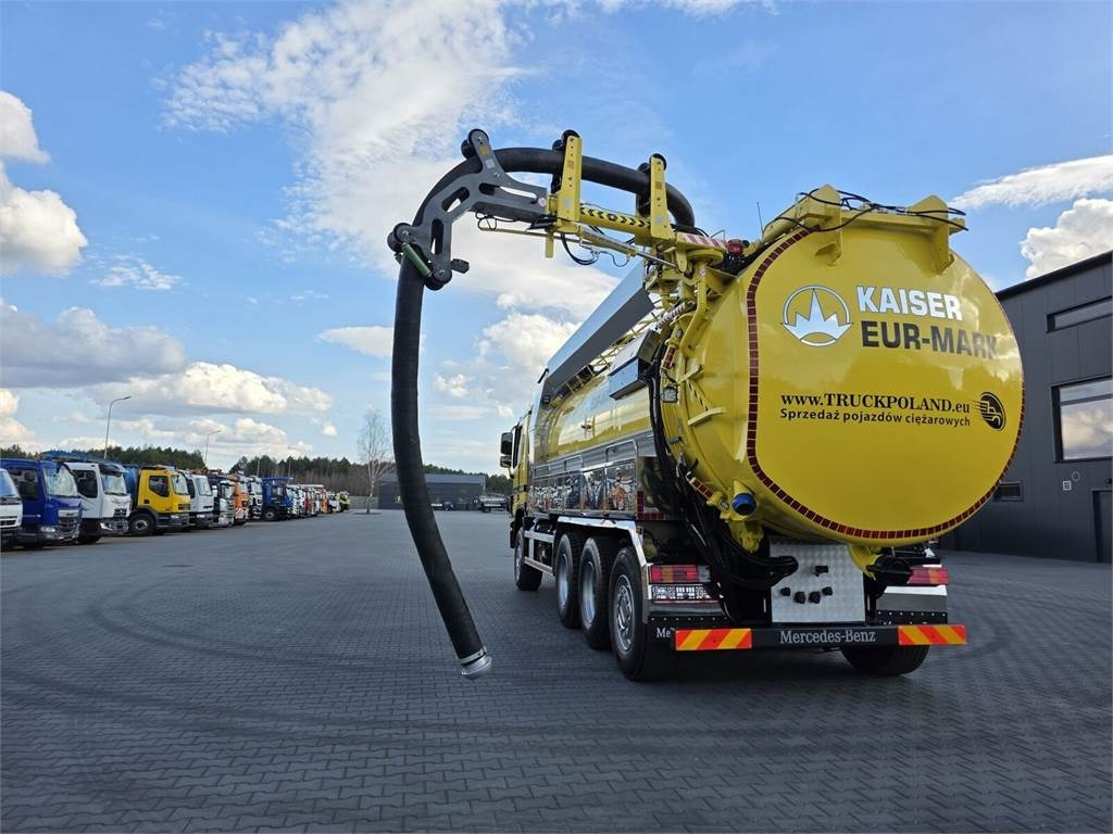 Caminhão limpa fossa Mercedes-Benz WUKO KAISER EUR-MARK PKL 10.10 FOR CLEANING SEWAGE: foto 6