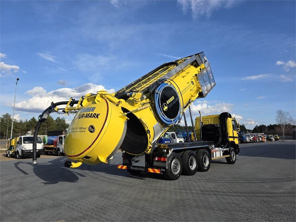 Caminhão limpa fossa Mercedes-Benz WUKO KAISER EUR-MARK PKL 10.10 FOR CLEANING SEWAGE: foto 17