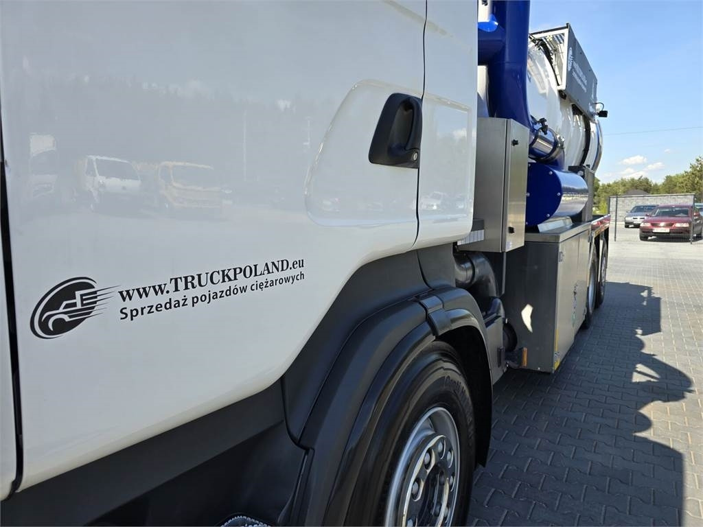 Caminhão limpa fossa Scania Saugbagger Larsen FlexVac 311 Vacuum suction loade: foto 9