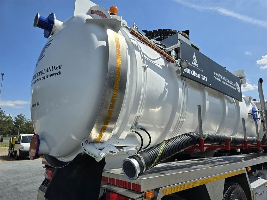Caminhão limpa fossa Scania Saugbagger Larsen FlexVac 311 Vacuum suction loade: foto 16
