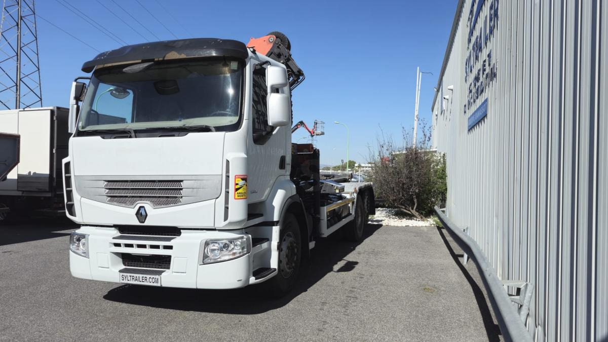 Renault Premium avec grue PALFINGER PK 18000 - Caminhão polibenne, Caminhão grua: foto 5 Renault Premium avec grue PALFINGER PK 18000 - Caminhão polibenne, Caminhão grua: foto 5