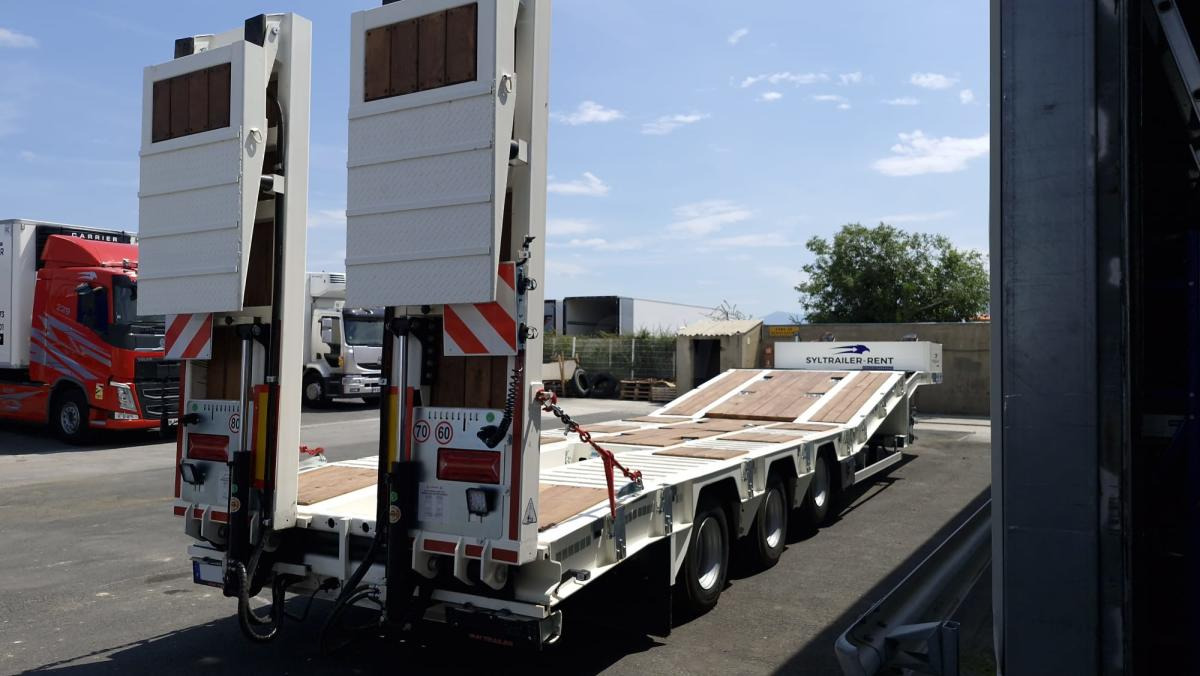 Semireboque baixa Syltrailer SYL table hydraulique (Location / Rent) F3W1L1B: foto 8