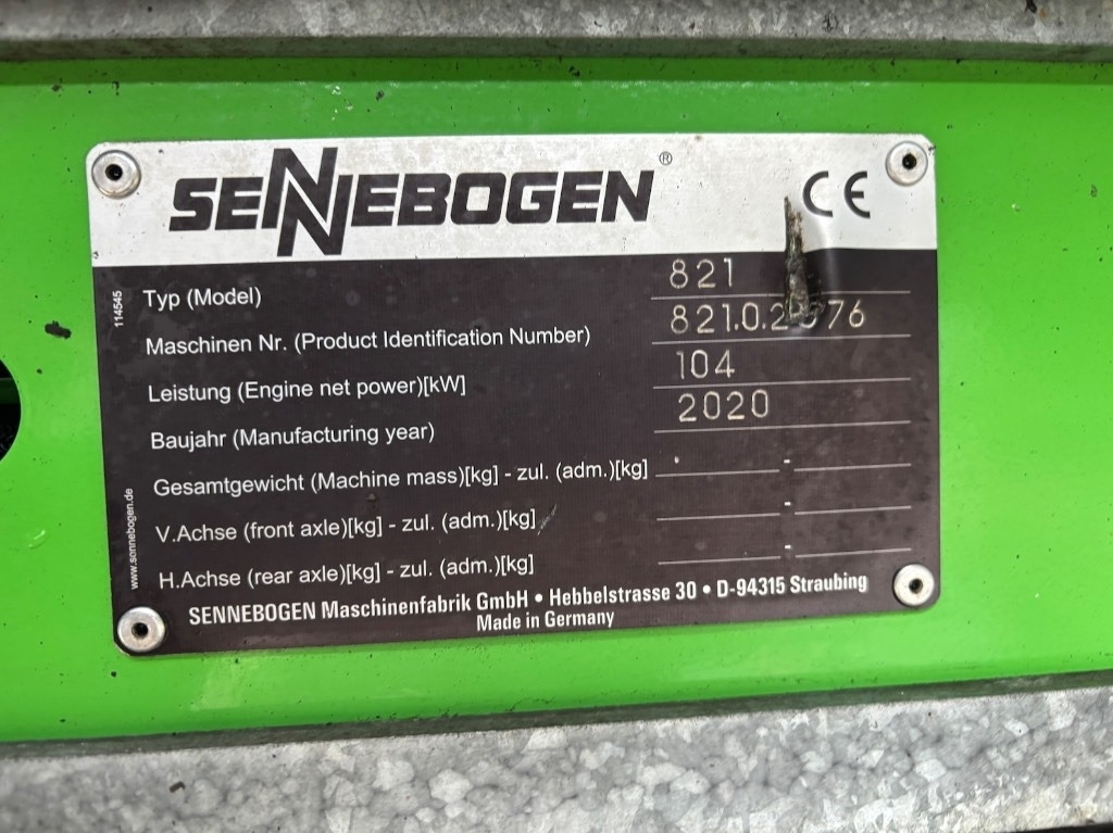 Manipulador de material Sennebogen 821 E: foto 41