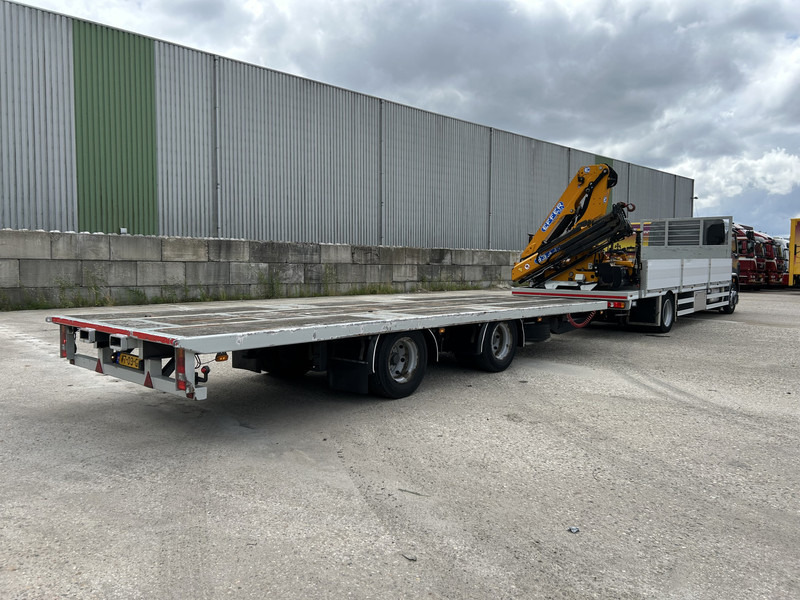 DAF LF 320 FA 19T + Burg BPM 0018 Trailer / Effer 175.2/c3s Crane / NL Combi - Camião de caixa aberta/ Plataforma, Caminhão grua: foto 3 DAF LF 320 FA 19T + Burg BPM 0018 Trailer / Effer 175.2/c3s Crane / NL Combi - Camião de caixa aberta/ Plataforma, Caminhão grua: foto 3