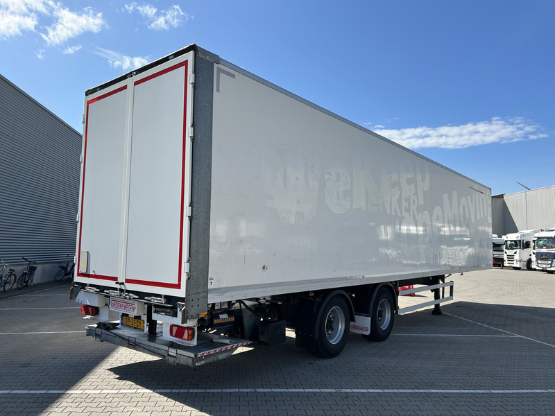 Groenewegen DRO-14-18 B / Box / Laadklep / Stuuras / APK 08-26 - Semireboque furgão: foto 2 Groenewegen DRO-14-18 B / Box / Laadklep / Stuuras / APK 08-26 - Semireboque furgão: foto 2