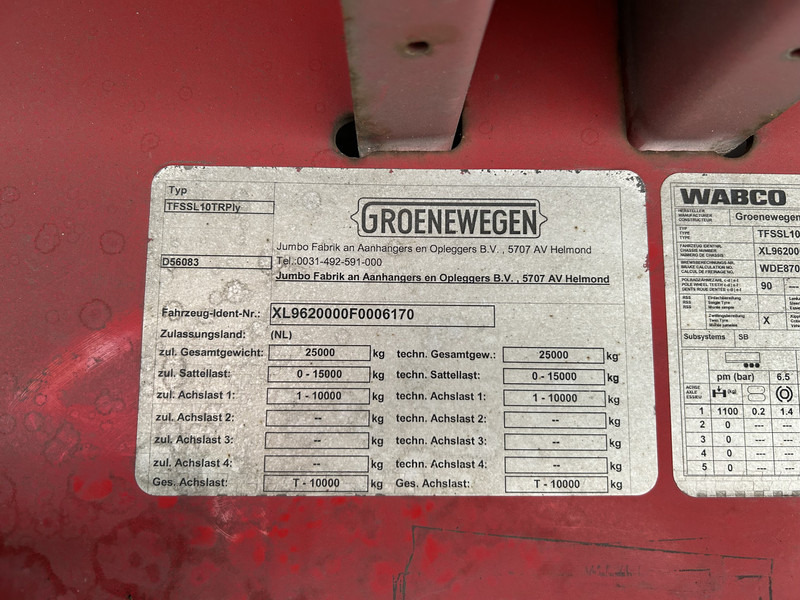 Locação de Groenewegen Jumbo / City / Box / Laadklep 2500 kg / APK TUV 11-25 Groenewegen Jumbo / City / Box / Laadklep 2500 kg / APK TUV 11-25: foto 13