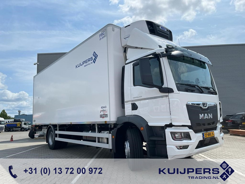 MAN TGM 18.250 / Carrier Koeler -30 gr / Chereau Frigobox / Laadklep / APK 06-26 - Caminhão frigorífico: foto 1 MAN TGM 18.250 / Carrier Koeler -30 gr / Chereau Frigobox / Laadklep / APK 06-26 - Caminhão frigorífico: foto 1