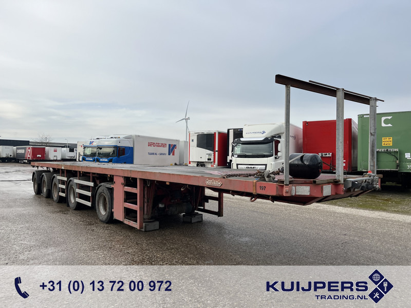 Nooteboom OVB-90-05 / 5 axle 12 Ton Hydraulic / BPW Drum / Ballast Trailer - Semi-reboque plataforma/ Caixa aberta: foto 1 Nooteboom OVB-90-05 / 5 axle 12 Ton Hydraulic / BPW Drum / Ballast Trailer - Semi-reboque plataforma/ Caixa aberta: foto 1