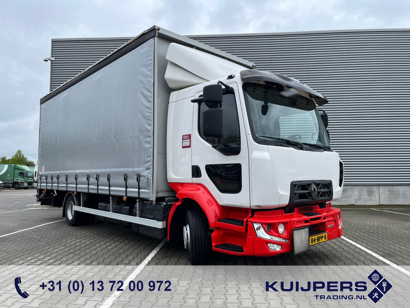 Renault D 210 Euro 6 / 12 Ton / 282 dkm / Schuifzeil / Laadklep / NL truck - Caminhão com lona: foto 1 Renault D 210 Euro 6 / 12 Ton / 282 dkm / Schuifzeil / Laadklep / NL truck - Caminhão com lona: foto 1