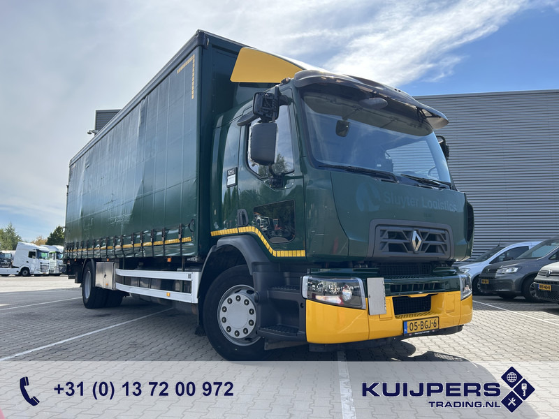 Renault D Wide 280 / 18 Ton / 613 dkm / Curtianside / Loadlift / APK TUV 07-26 - Caminhão com lona: foto 1 Renault D Wide 280 / 18 Ton / 613 dkm / Curtianside / Loadlift / APK TUV 07-26 - Caminhão com lona: foto 1