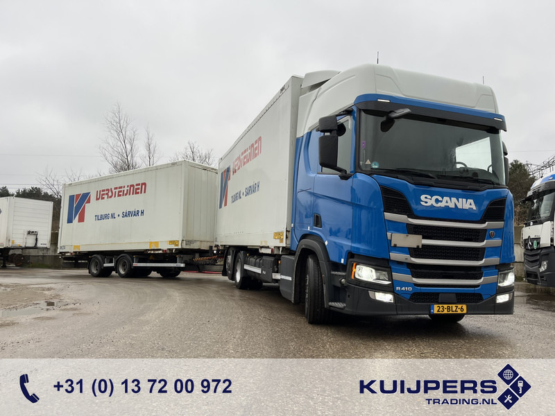 Scania R410 Highline / BDF Box + Wecon AWZ 218 / BDF Box / 448 dkm / NL Truck + Trailer - Caminhão furgão: foto 1 Scania R410 Highline / BDF Box + Wecon AWZ 218 / BDF Box / 448 dkm / NL Truck + Trailer - Caminhão furgão: foto 1