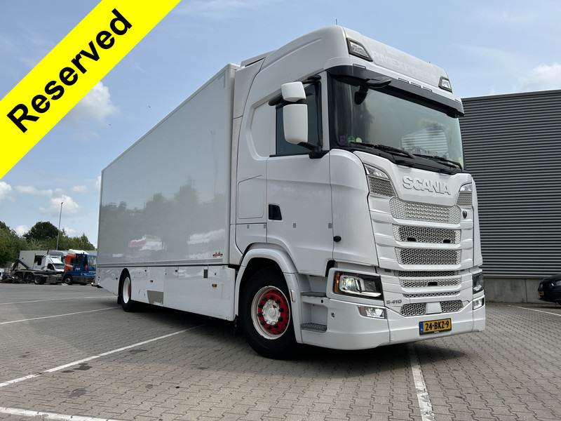 Scania S410 Highline / 491 dkm / Box 8.1 mtr / Laadklep 3000 kg - Caminhão furgão: foto 1 Scania S410 Highline / 491 dkm / Box 8.1 mtr / Laadklep 3000 kg - Caminhão furgão: foto 1