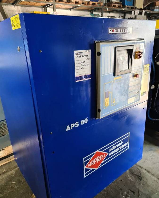 Kompresor śrubowy AIRPRESS APS 60, 45 kw - Compressor de ar: foto 3 Kompresor śrubowy AIRPRESS APS 60, 45 kw - Compressor de ar: foto 3