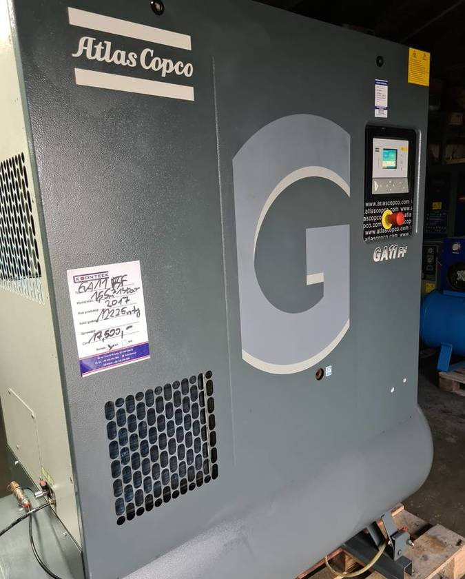 Kompresor śrubowy Atlas Copco GA 11 FF - Compressor de ar: foto 1 Kompresor śrubowy Atlas Copco GA 11 FF - Compressor de ar: foto 1