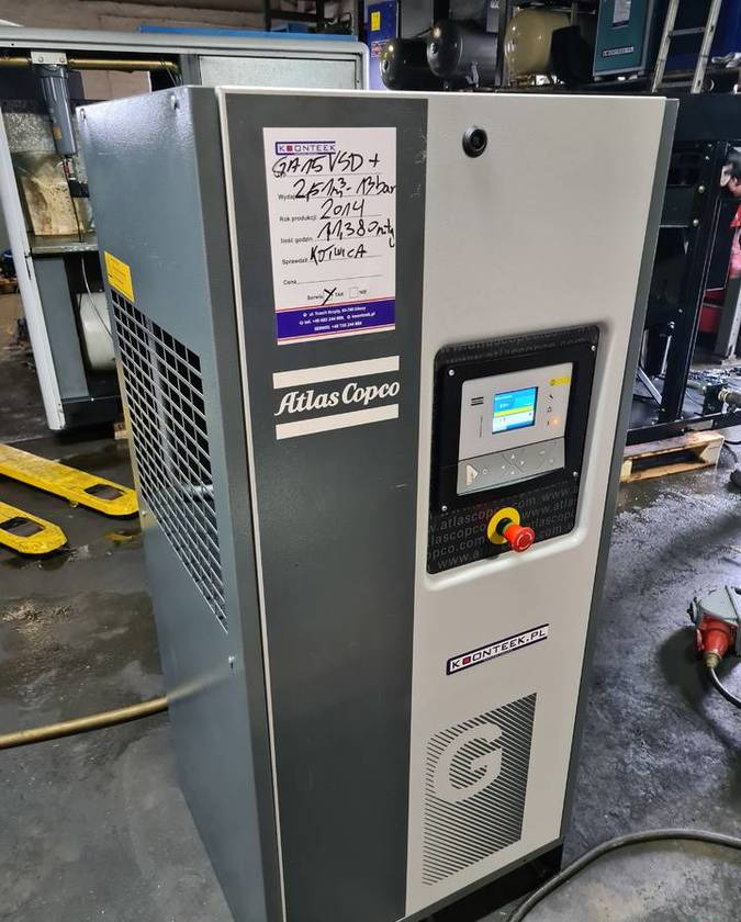 Kompresor śrubowy Atlas Copco GA 15 VSD ff + - Compressor de ar: foto 3 Kompresor śrubowy Atlas Copco GA 15 VSD ff + - Compressor de ar: foto 3