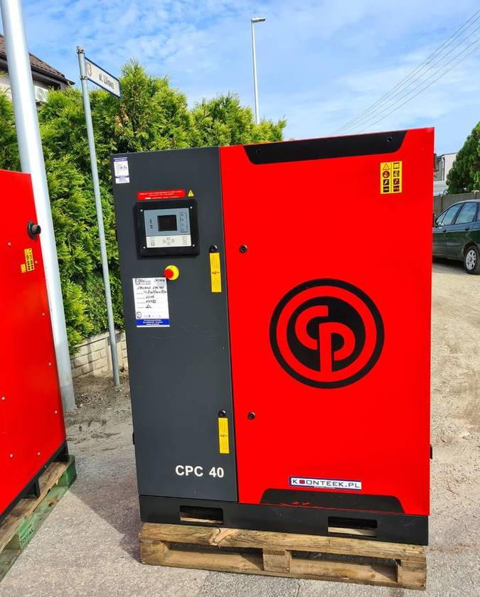 Kompresor śrubowy Chicago Pneumatic CPC 40 30 kw, Atlas Copco - Compressor de ar: foto 1 Kompresor śrubowy Chicago Pneumatic CPC 40 30 kw, Atlas Copco - Compressor de ar: foto 1
