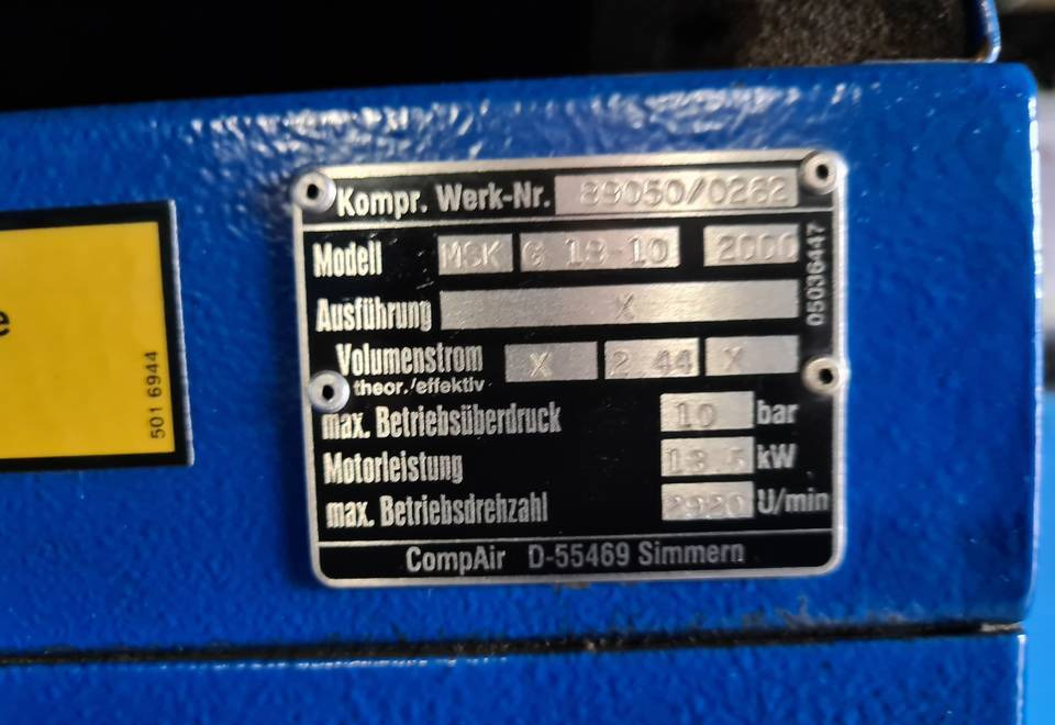 Kompresor śrubowy MAHLE MSK 18,5 KW - Compressor de ar: foto 3 Kompresor śrubowy MAHLE MSK 18,5 KW - Compressor de ar: foto 3