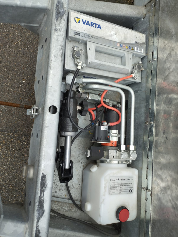 Reboque de lona VEZEKO 400 x 187 3,5 t Absenkanhänger Huski 40.35: foto 7