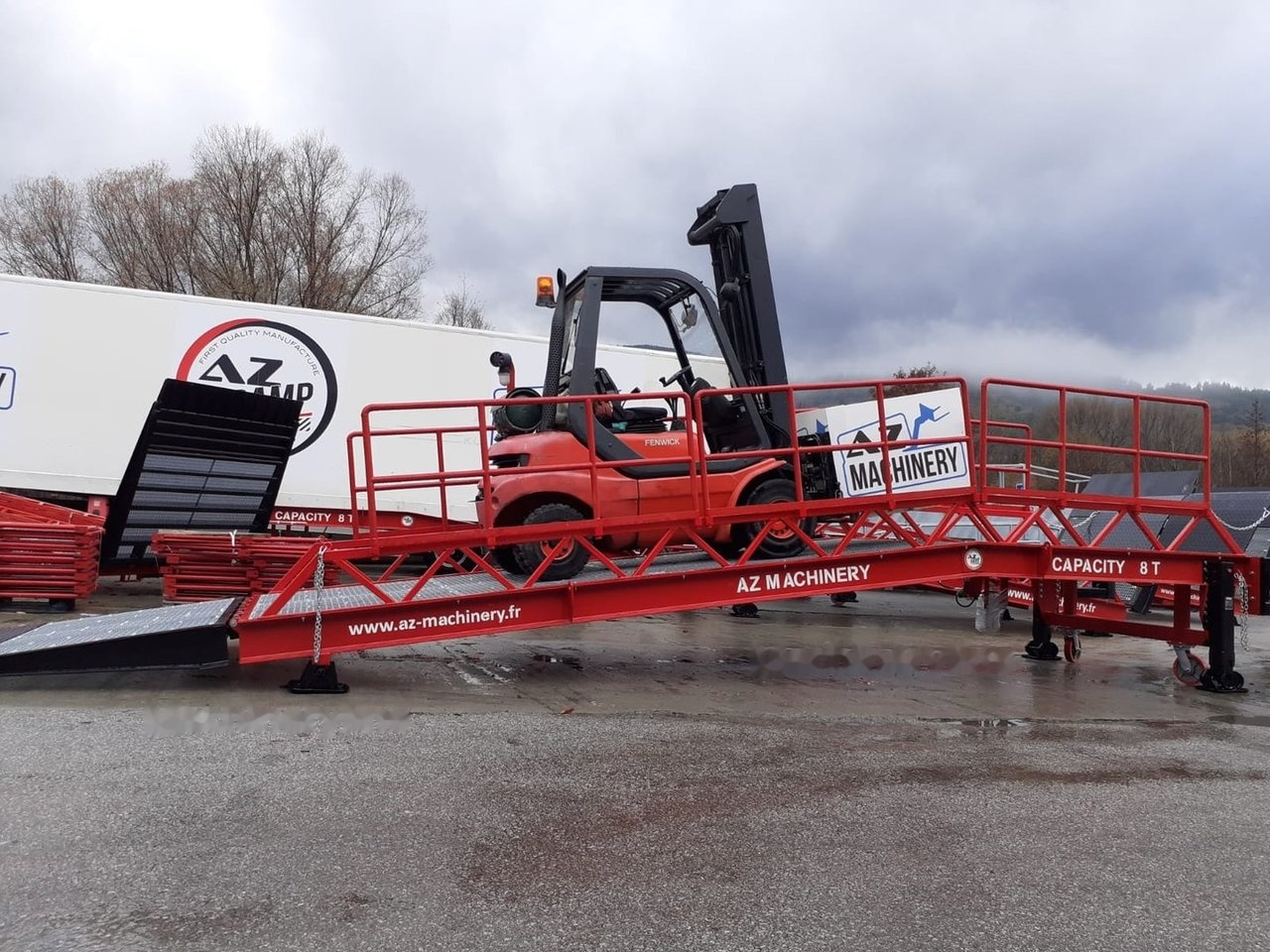 Rampa de carregamento nuevo AZ RAMP STAR-RL-15T mobile loading ramp: foto 13