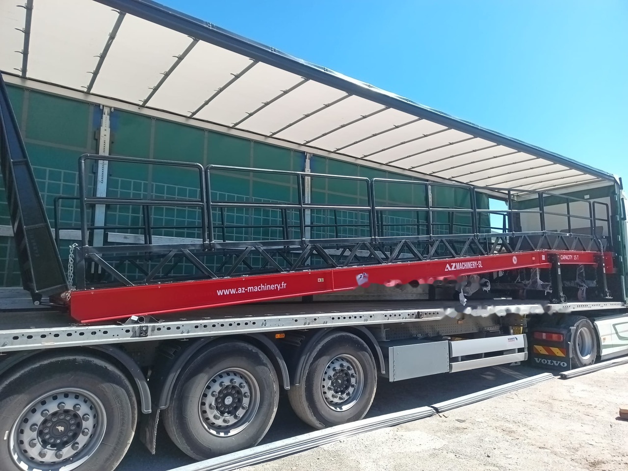 Rampa de carregamento nuevo AZ RAMP STAR-RL-15T mobile loading ramp: foto 9