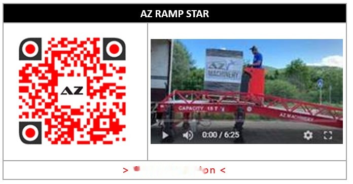 Rampa de carregamento nuevo AZ RAMP STAR-RL-15T mobile loading ramp: foto 21