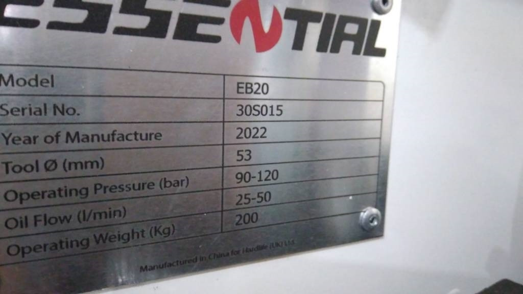 Martelo hidráulico de Máquina de construção Essential EB20: foto 11