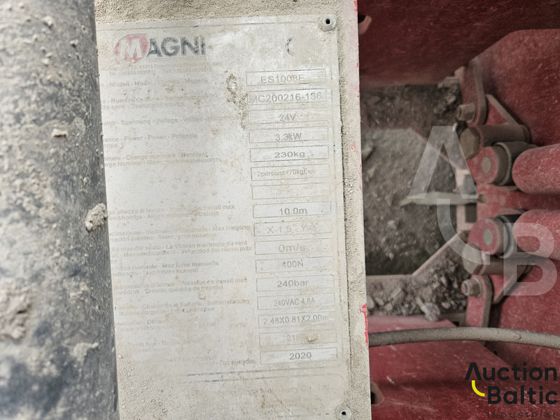 Plataforma de Tijera/ Plataforma de tesoura MAGNI ES1008E: foto 9