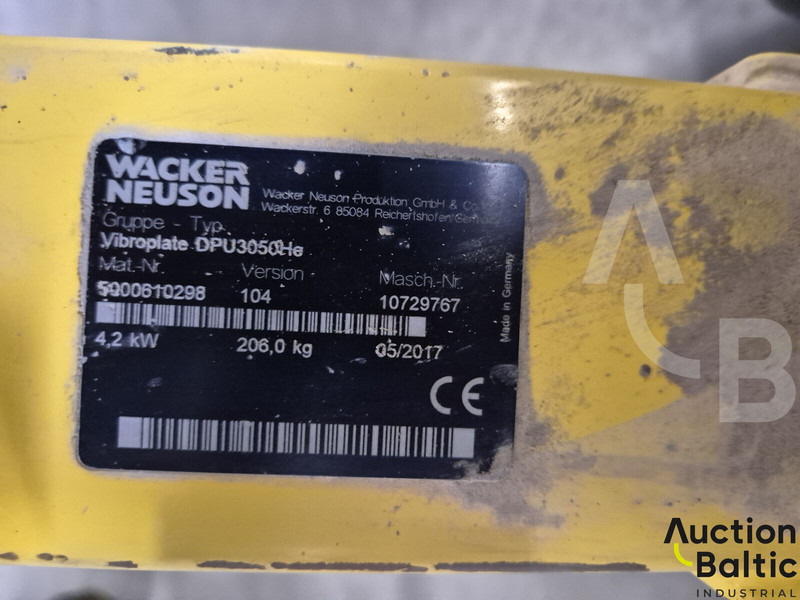 WACKER NEUSON DPU3050H - Placas vibratórias: foto 5 WACKER NEUSON DPU3050H - Placas vibratórias: foto 5