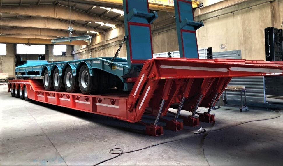 AME 100 Ton, Front Loading 4 Axle Lowbed Semi Trailer - Semireboque baixa: foto 4 AME 100 Ton, Front Loading 4 Axle Lowbed Semi Trailer - Semireboque baixa: foto 4