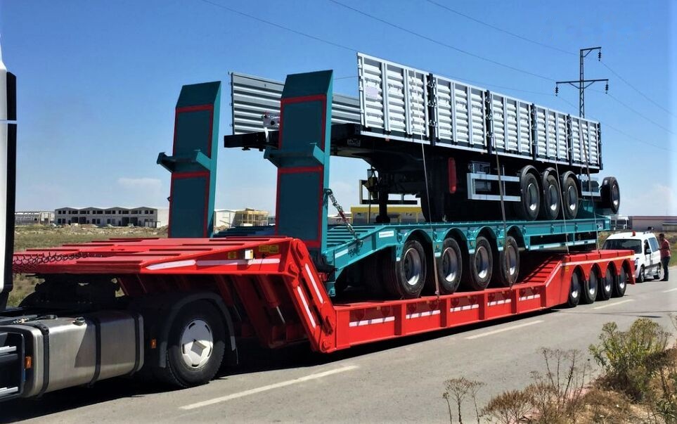 AME 100 Ton, Front Loading 4 Axle Lowbed Semi Trailer - Semireboque baixa: foto 5 AME 100 Ton, Front Loading 4 Axle Lowbed Semi Trailer - Semireboque baixa: foto 5