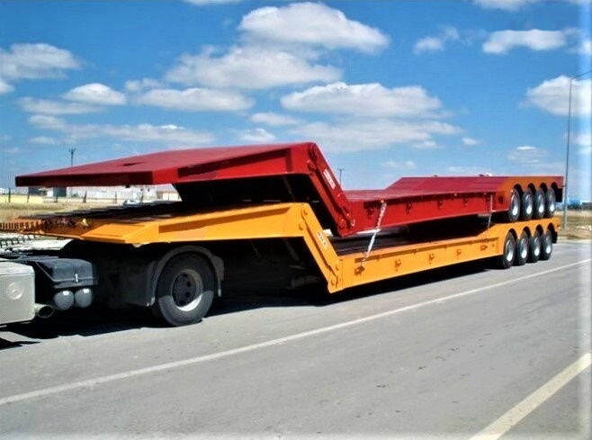 AME 120 Ton 4 Axle Front Loading Lowbed Semi-Trailer - Semireboque baixa: foto 1 AME 120 Ton 4 Axle Front Loading Lowbed Semi-Trailer - Semireboque baixa: foto 1