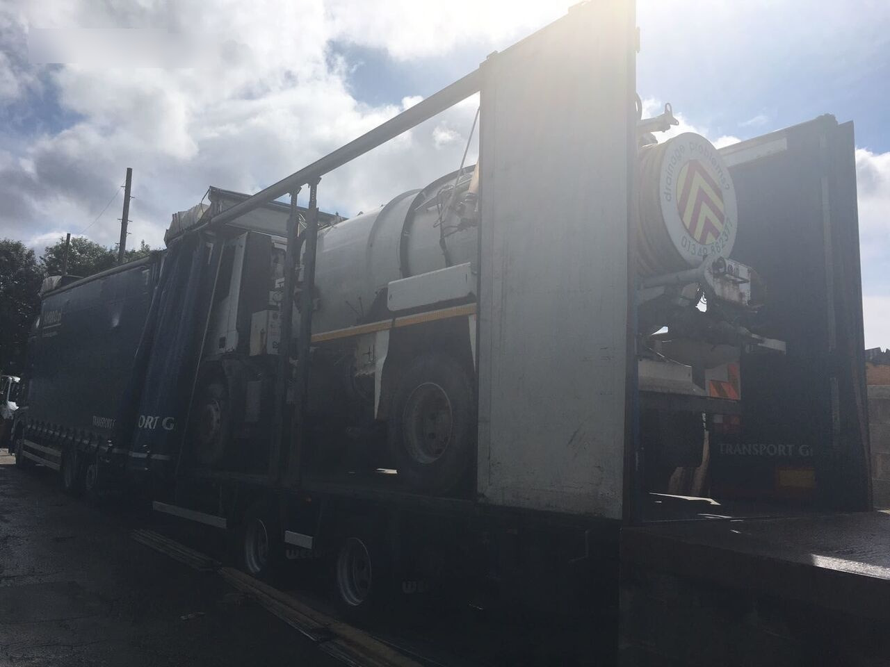 Caminhão limpa fossa DAF LF55.220 jetter combi: foto 10
