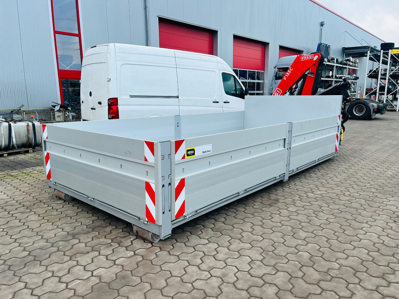 Container mit Fassi Kran, Krancontainer - Contentor ampliroll: foto 3 Container mit Fassi Kran, Krancontainer - Contentor ampliroll: foto 3