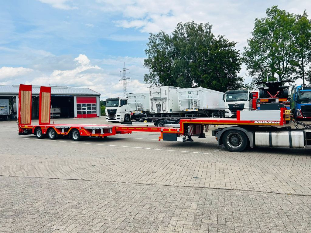 Kässbohrer KSLA RJ Mega Jumbo Tieflader mit Radmulden tele - Semireboque baixa: foto 1 Kässbohrer KSLA RJ Mega Jumbo Tieflader mit Radmulden tele - Semireboque baixa: foto 1