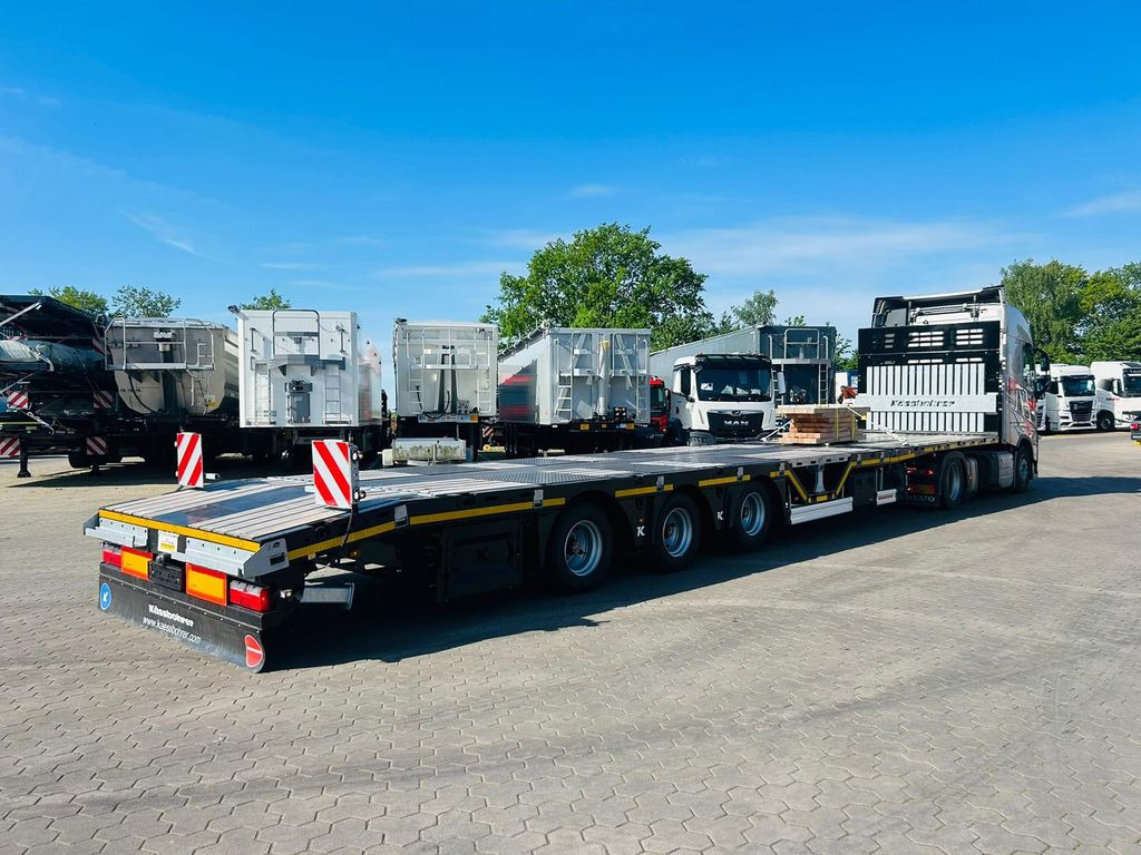 Kässbohrer Mega Tele HD Plattform Auflieger mit Radmulden - Semi-reboque plataforma/ Caixa aberta: foto 3 Kässbohrer Mega Tele HD Plattform Auflieger mit Radmulden - Semi-reboque plataforma/ Caixa aberta: foto 3
