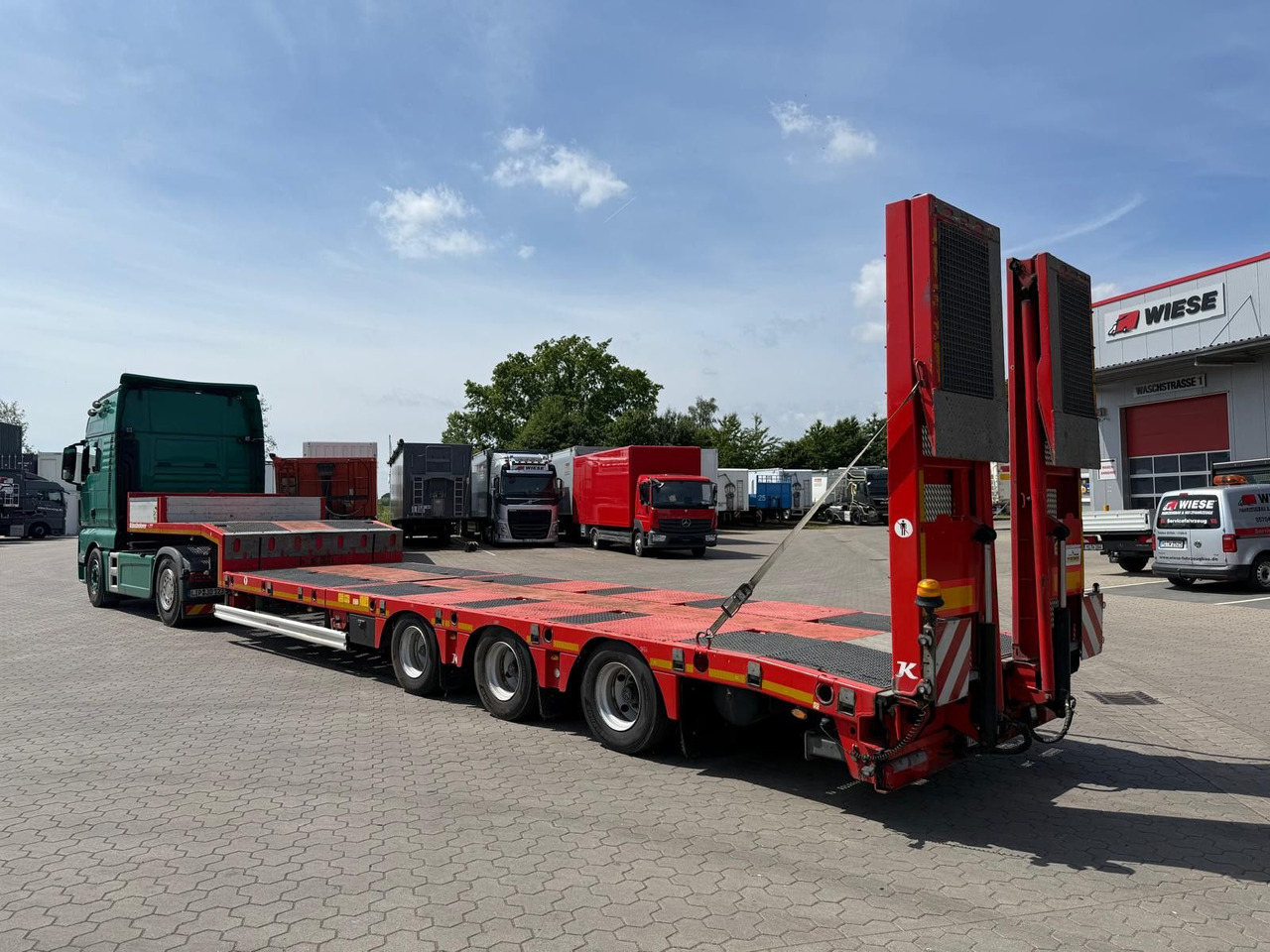 Kässbohrer SLS.HS Tieflader mit hydr. Schwanenhals - Semireboque baixa: foto 2 Kässbohrer SLS.HS Tieflader mit hydr. Schwanenhals - Semireboque baixa: foto 2