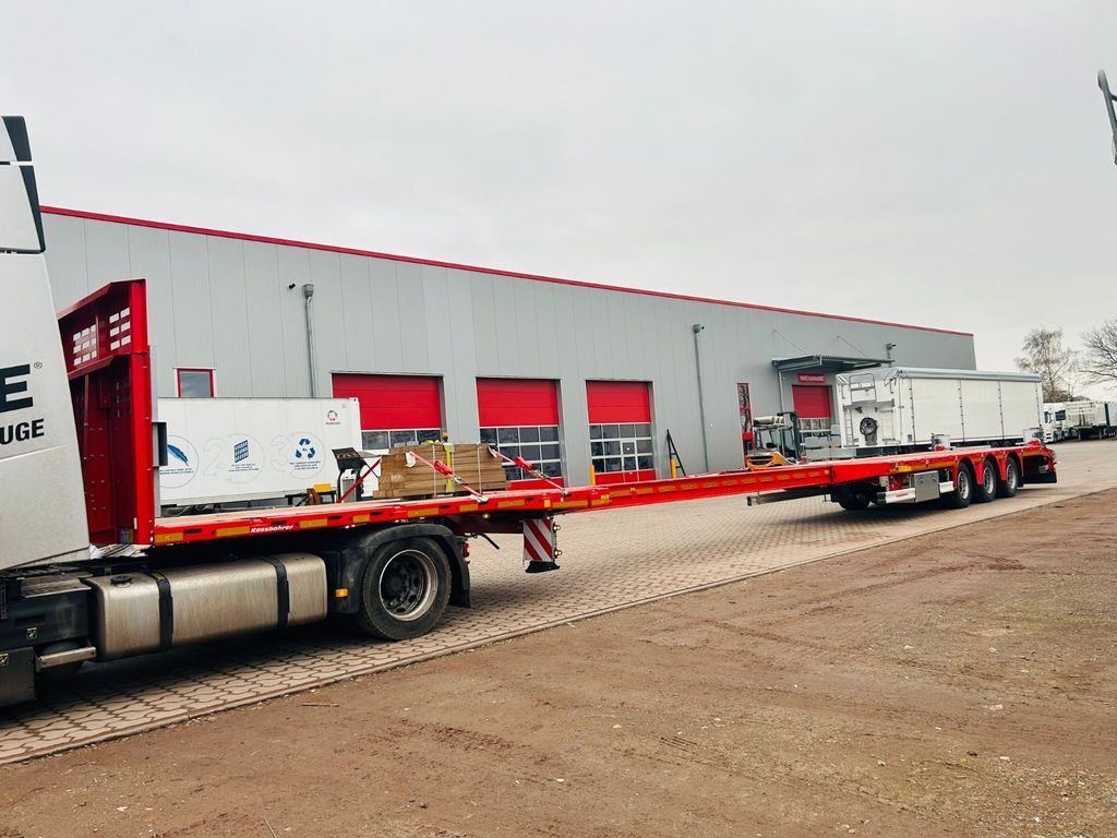 Kässbohrer SPA Mega Tele Plattform Auflieger Kässbohrer SPA Mega Tele Plattform Auflieger - Semi-reboque plataforma/ Caixa aberta: foto 5 Kässbohrer SPA Mega Tele Plattform Auflieger Kässbohrer SPA Mega Tele Plattform Auflieger - Semi-reboque plataforma/ Caixa aberta: foto 5