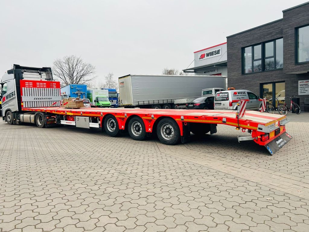 Kässbohrer SPA Mega Tele Plattform Auflieger Kässbohrer SPA Mega Tele Plattform Auflieger - Semi-reboque plataforma/ Caixa aberta: foto 2 Kässbohrer SPA Mega Tele Plattform Auflieger Kässbohrer SPA Mega Tele Plattform Auflieger - Semi-reboque plataforma/ Caixa aberta: foto 2