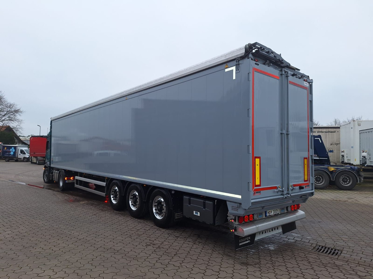 Knapen K100 A5060 ECOTOP aut. Verdeck, Agrar - Semireboque piso móvel: foto 5 Knapen K100 A5060 ECOTOP aut. Verdeck, Agrar - Semireboque piso móvel: foto 5