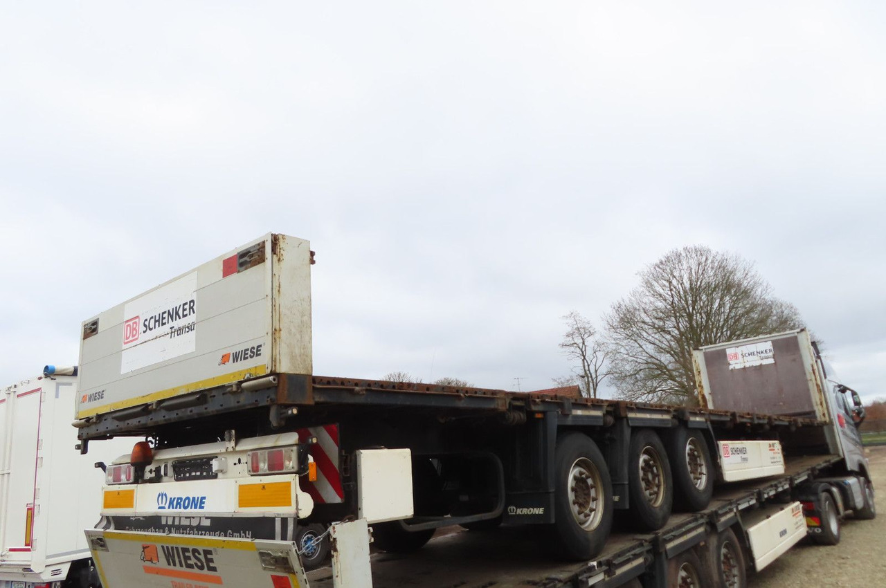 Krone Stahlmattenauflieger - Semi-reboque plataforma/ Caixa aberta: foto 2 Krone Stahlmattenauflieger - Semi-reboque plataforma/ Caixa aberta: foto 2