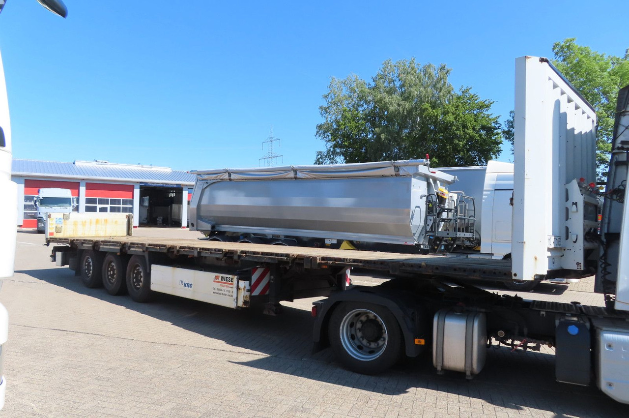 Krone Stahlmattenauflieger - Semi-reboque plataforma/ Caixa aberta: foto 1 Krone Stahlmattenauflieger - Semi-reboque plataforma/ Caixa aberta: foto 1