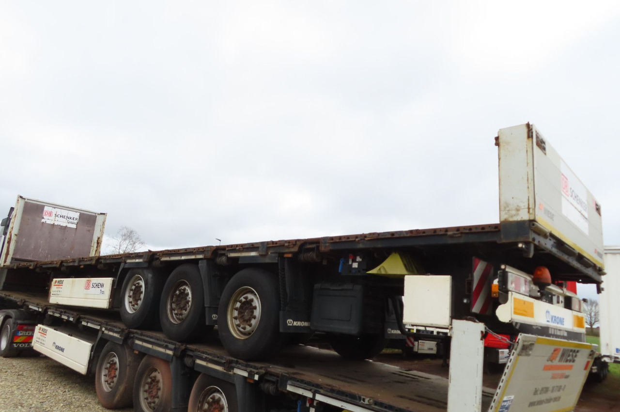 Krone Stahlmattenauflieger - Semi-reboque plataforma/ Caixa aberta: foto 4 Krone Stahlmattenauflieger - Semi-reboque plataforma/ Caixa aberta: foto 4