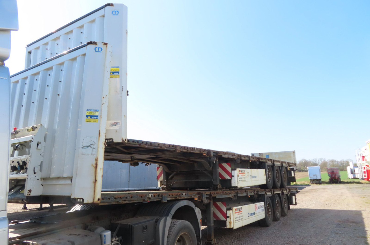 Krone Stahlmattenauflieger mit Bordwände - Semi-reboque plataforma/ Caixa aberta: foto 3 Krone Stahlmattenauflieger mit Bordwände - Semi-reboque plataforma/ Caixa aberta: foto 3