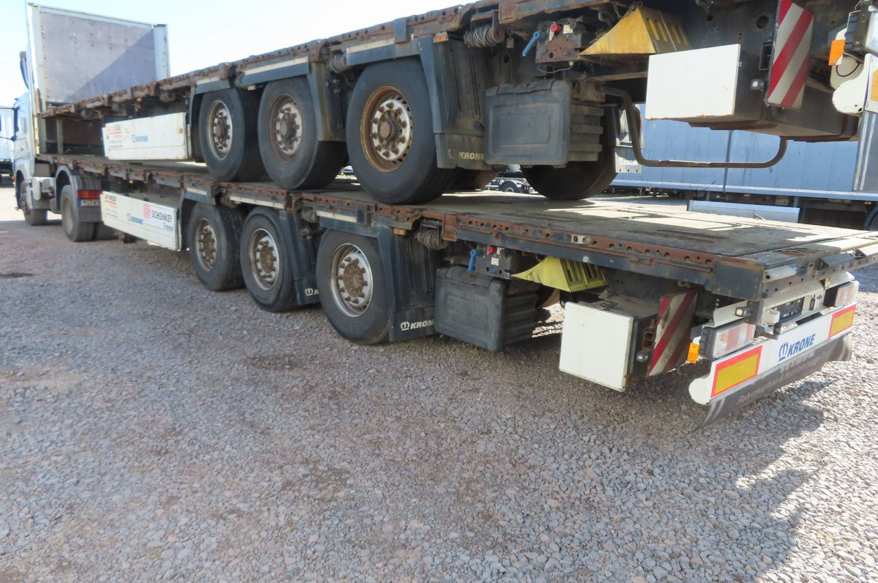 Krone Stahlmattenauflieger mit Bordwände - Semi-reboque plataforma/ Caixa aberta: foto 4 Krone Stahlmattenauflieger mit Bordwände - Semi-reboque plataforma/ Caixa aberta: foto 4