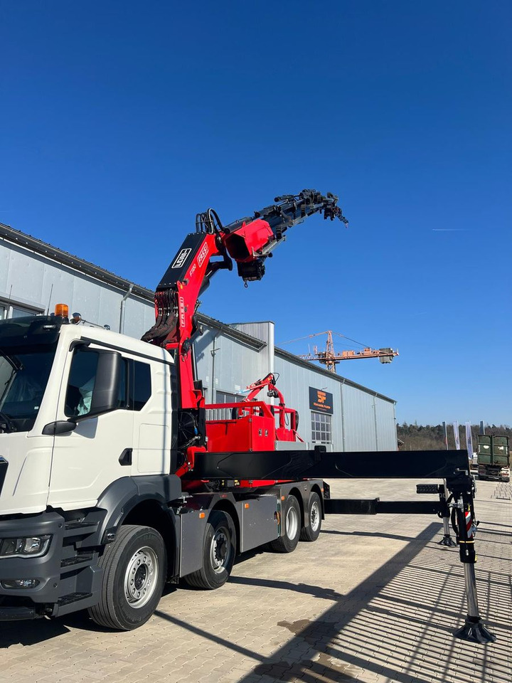 MAN 8x4 mit F1150RA.2.28 L616 Winde, 2.per. Korb - Camião de caixa aberta/ Plataforma, Caminhão grua: foto 5 MAN 8x4 mit F1150RA.2.28 L616 Winde, 2.per. Korb - Camião de caixa aberta/ Plataforma, Caminhão grua: foto 5